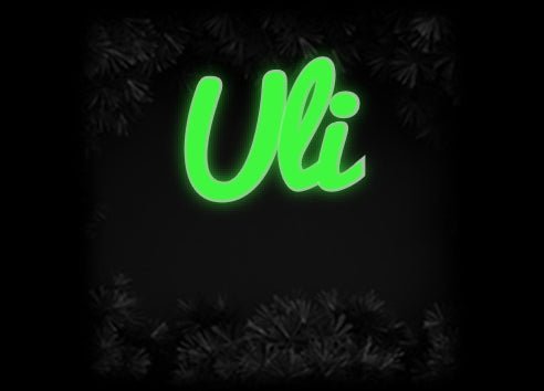 Konfiguriertes Neonschild: Uli - Official Neon - led neon schild schriftzug personalisiert