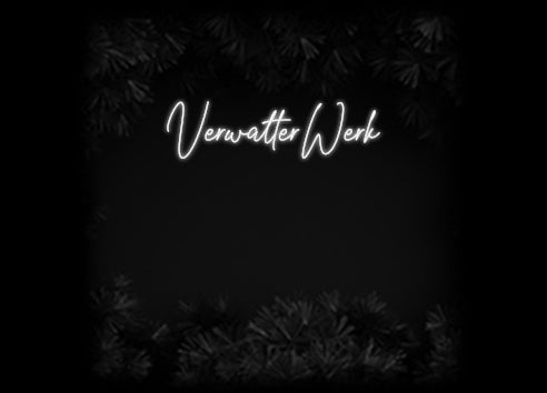 Konfiguriertes Neonschild: VerwalterWerk - Official Neon - led neon schild schriftzug personalisiert