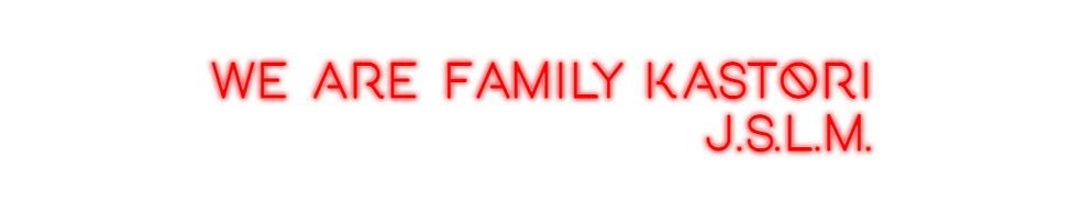Konfiguriertes Neonschild: we are family... - Official Neon - led neon schild schriftzug personalisiert