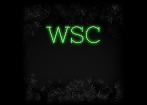 Konfiguriertes Neonschild: WSC - Official Neon - led neon schild schriftzug personalisiert