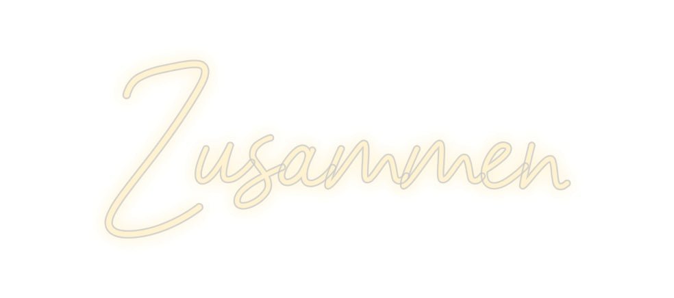 Konfiguriertes Neonschild: Zusammen - Official Neon - led neon schild schriftzug personalisiert