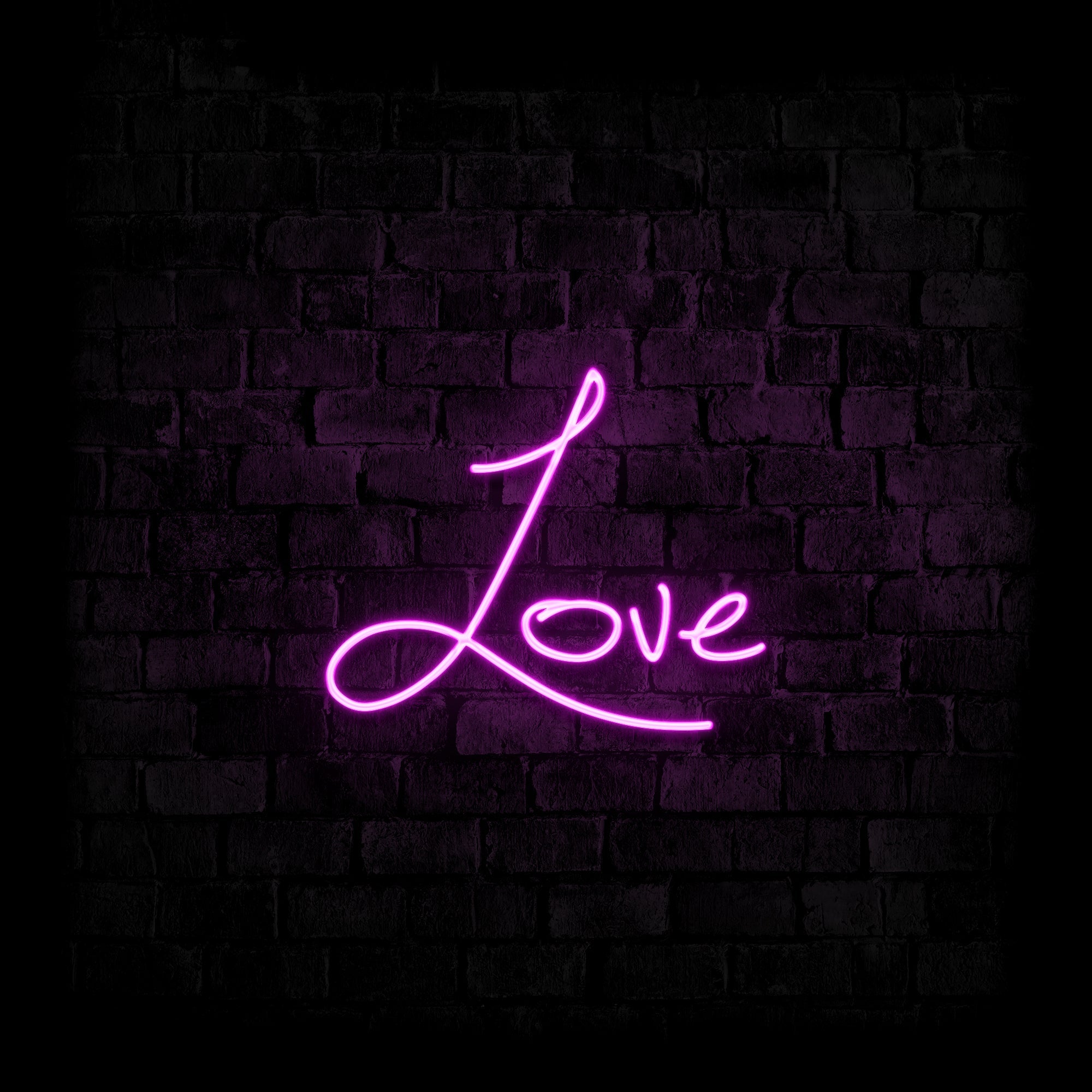 Love - Neonschild - Official Neon - led neon schild schriftzug personalisiert