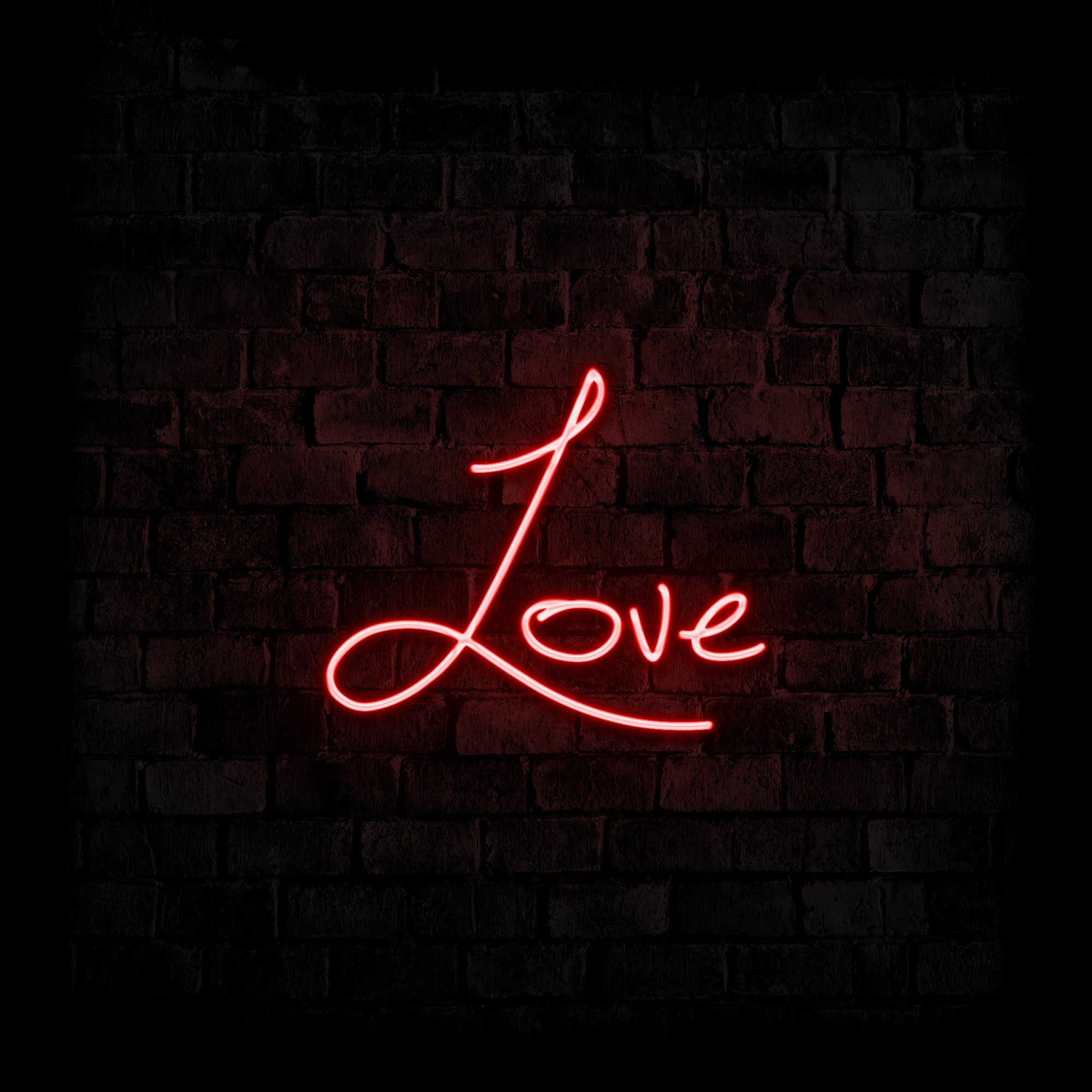Love - Neonschild - Official Neon - led neon schild schriftzug personalisiert