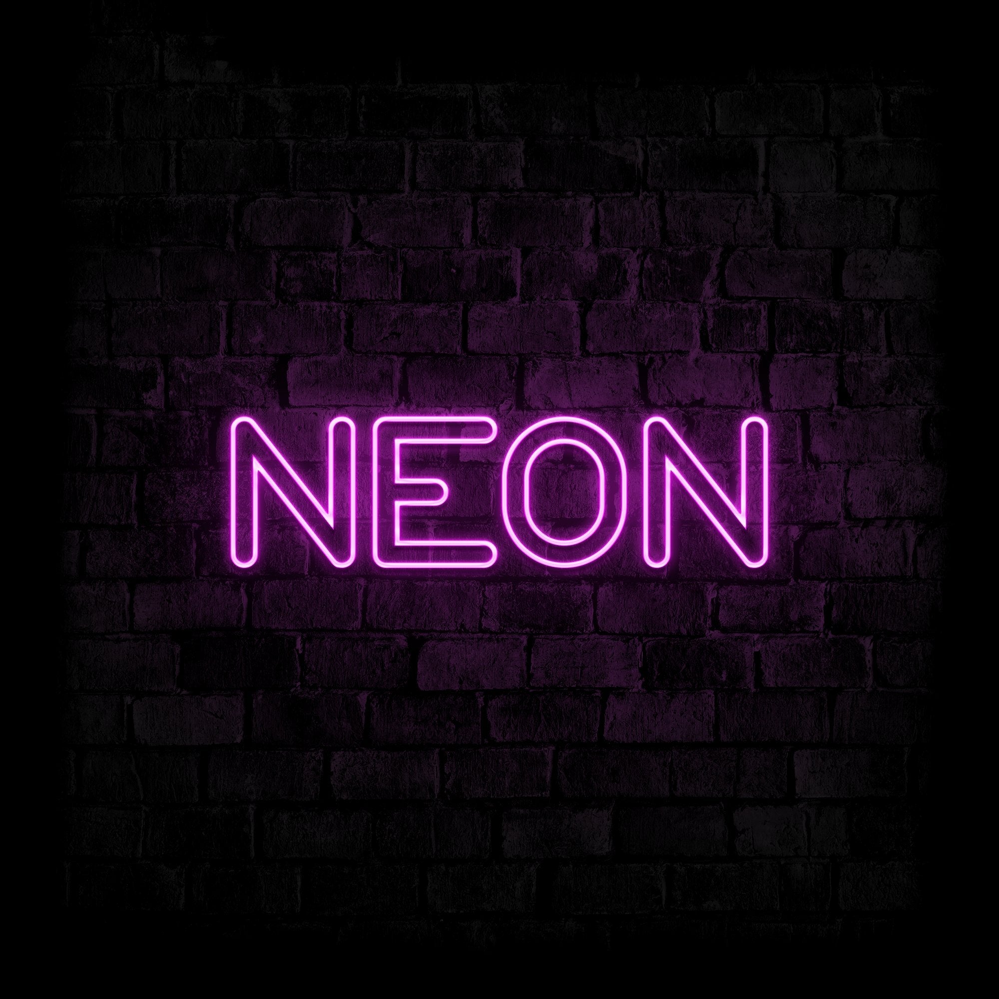 NEON - Neonschild - Official Neon - led neon schild schriftzug personalisiert