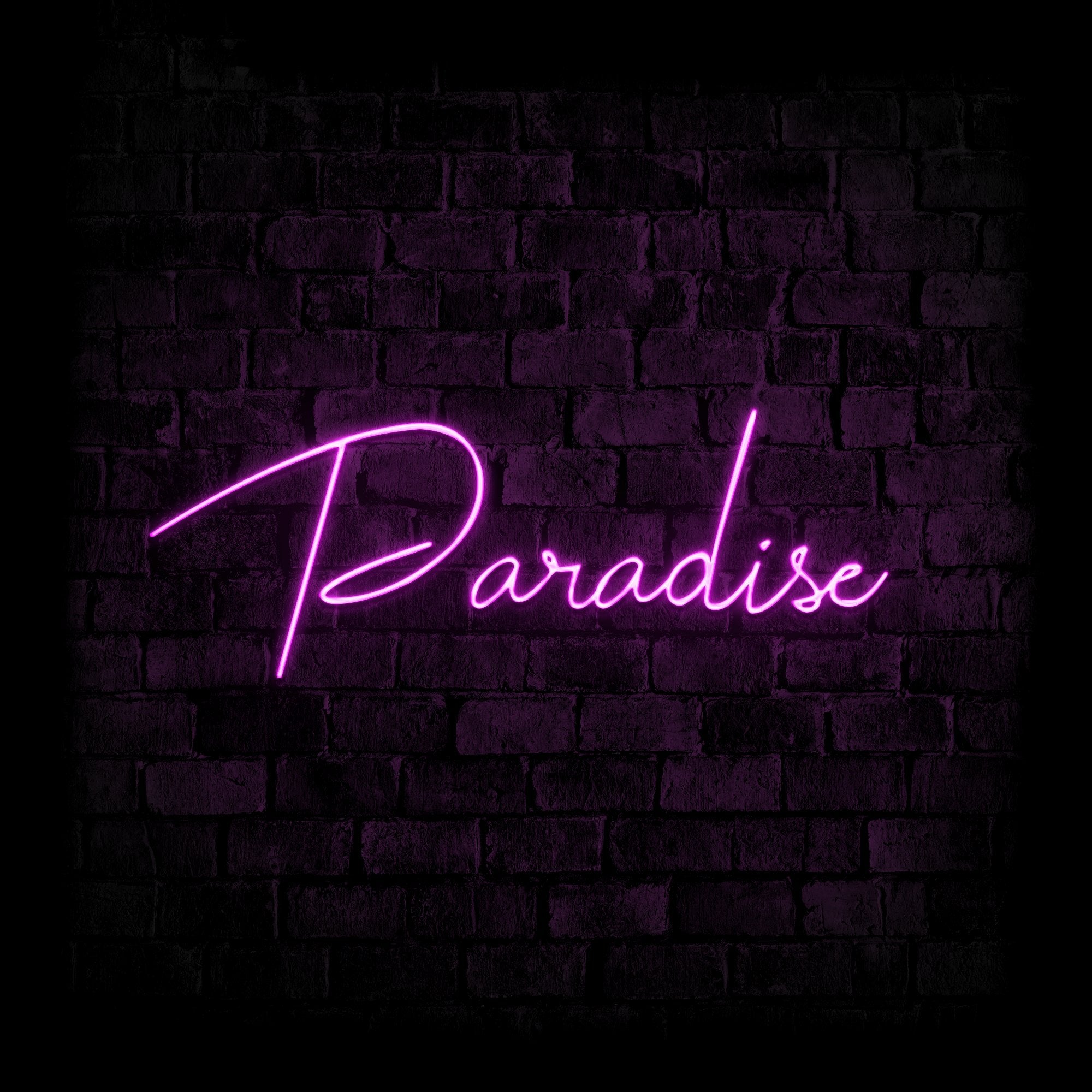 Paradise - Neonschild - Official Neon - led neon schild schriftzug personalisiert