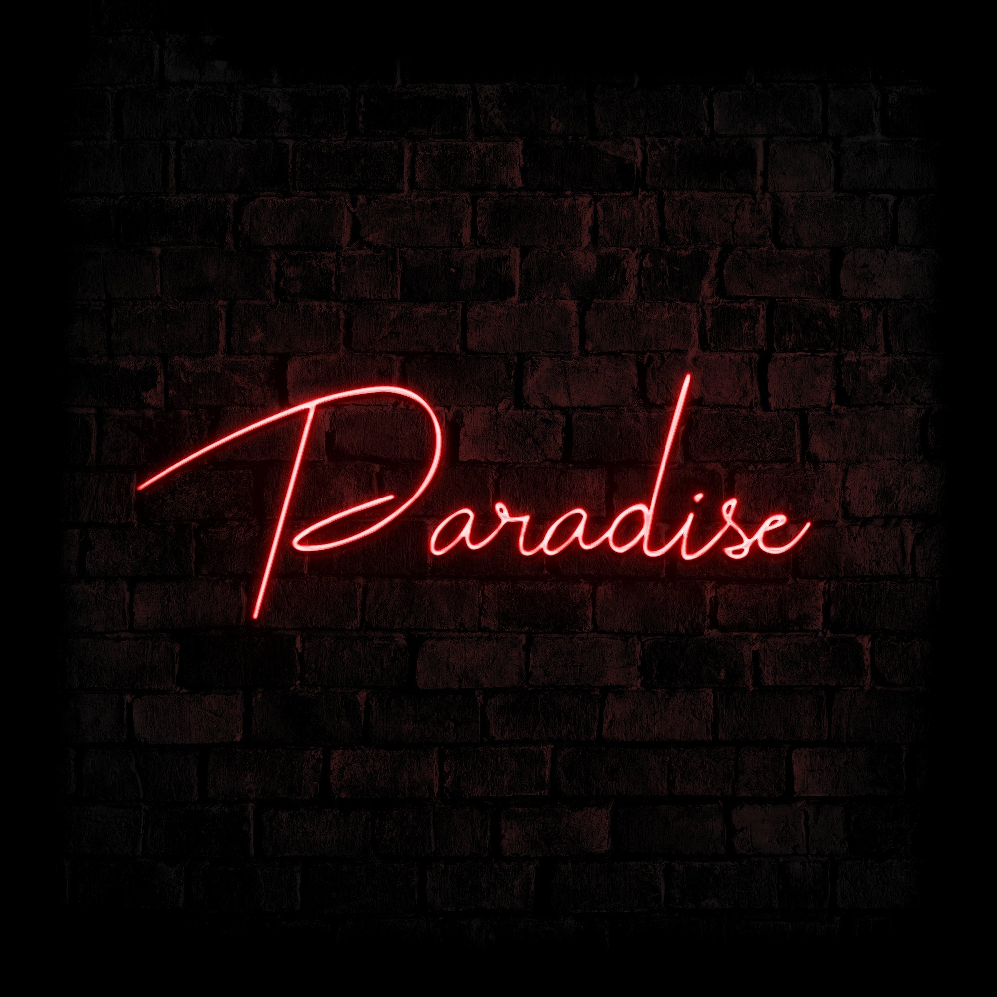 Paradise - Neonschild - Official Neon - led neon schild schriftzug personalisiert