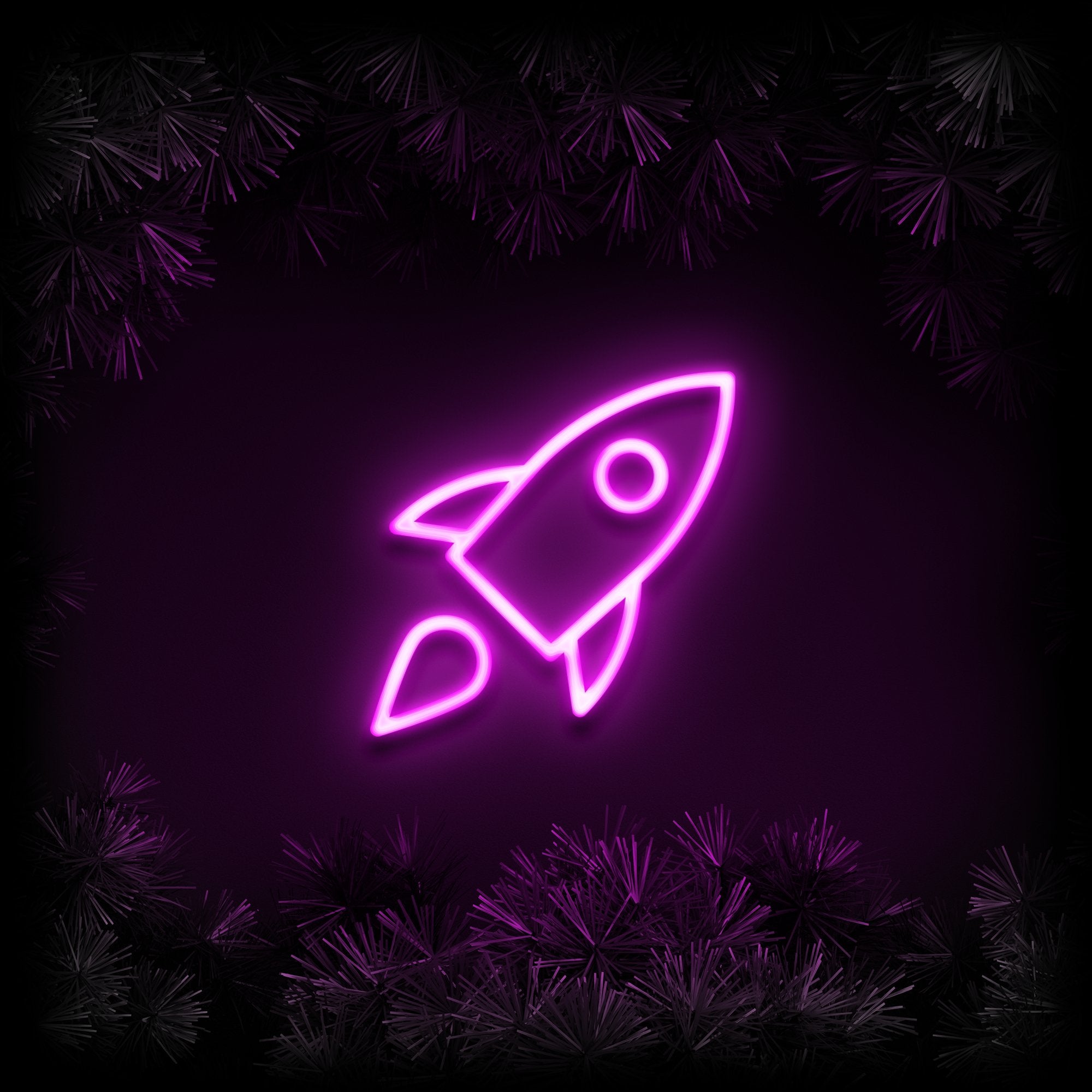 Rakete - Neonschild - Official Neon - led neon schild schriftzug personalisiert