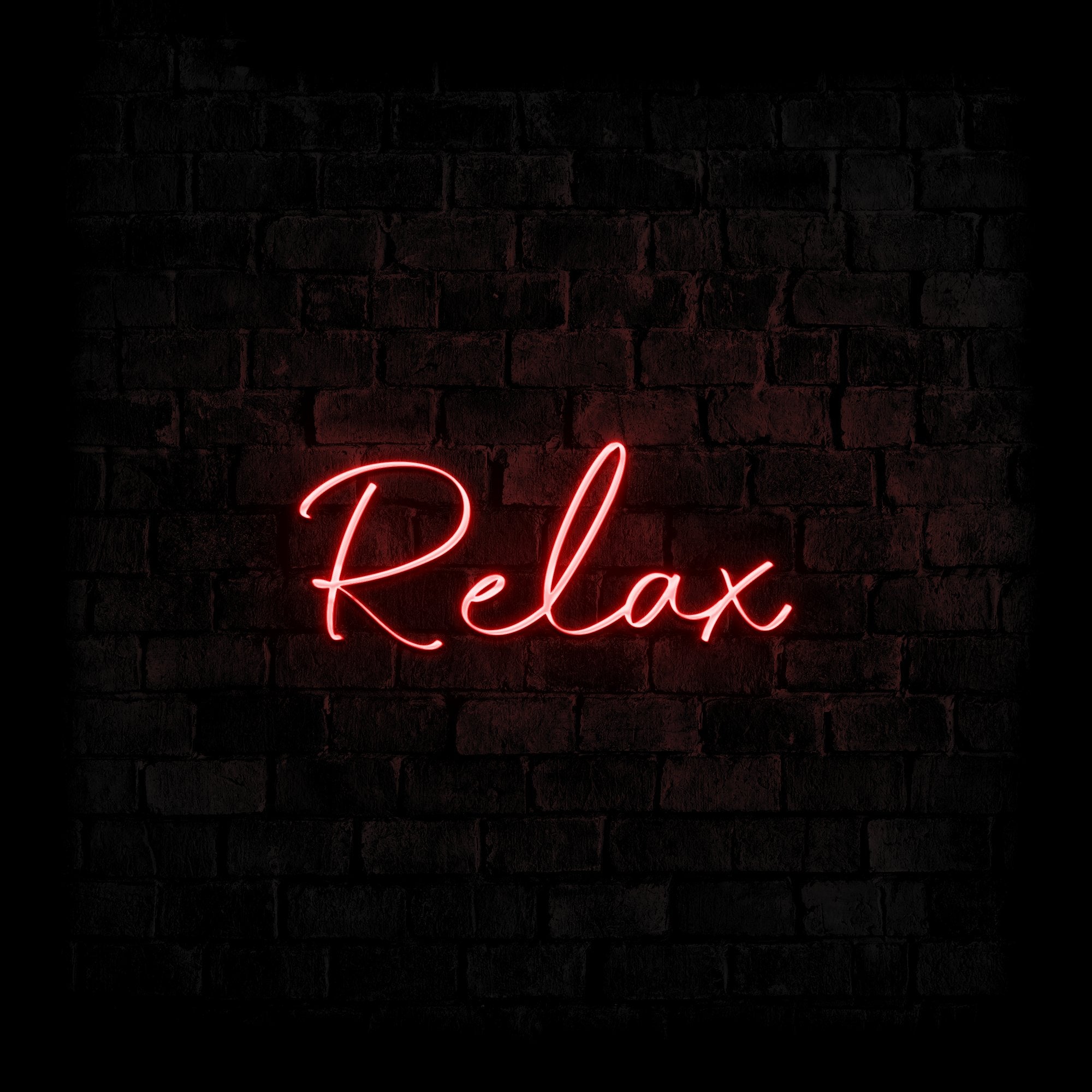 Relax - Neonschild - Official Neon - led neon schild schriftzug personalisiert