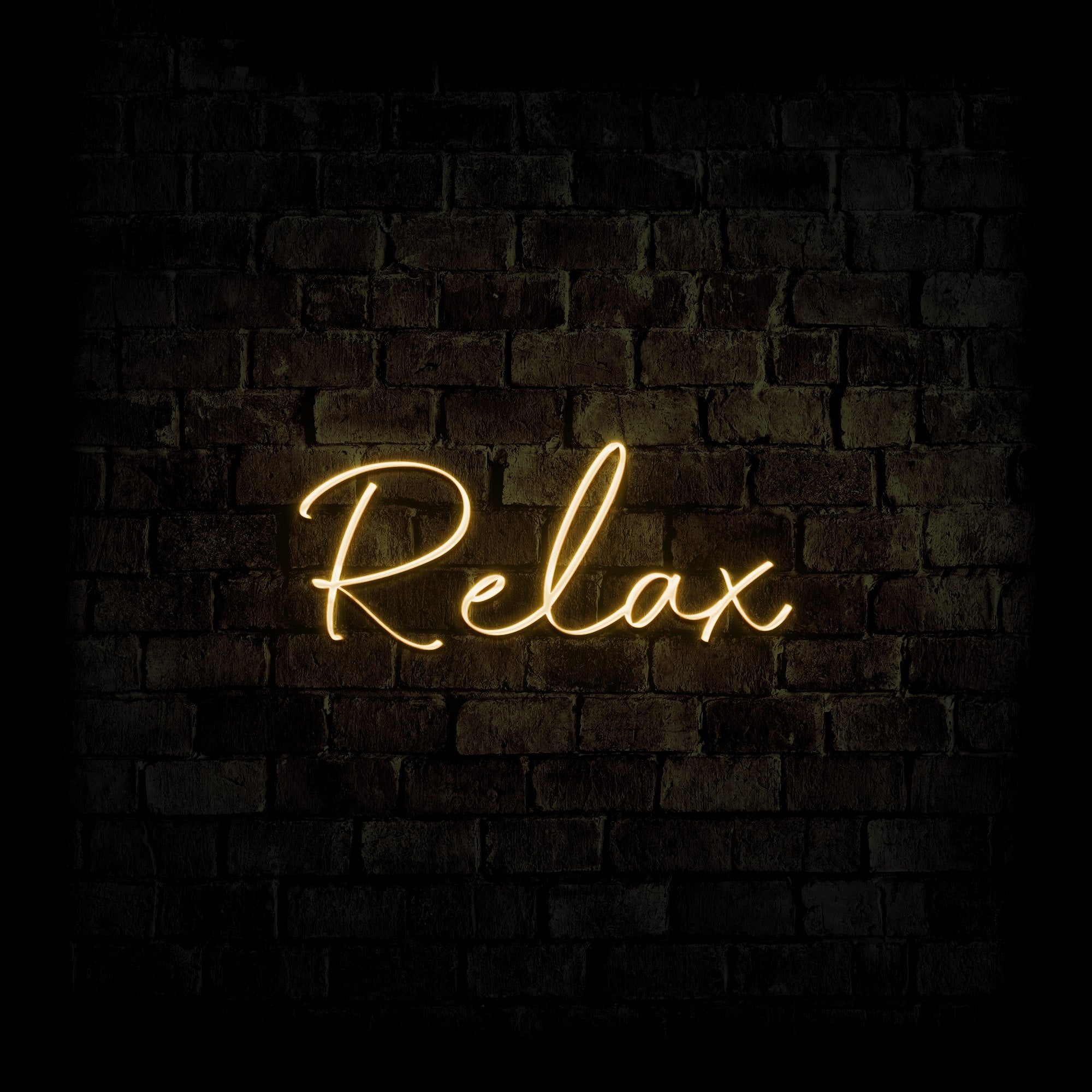 Relax - Neonschild - Official Neon - led neon schild schriftzug personalisiert