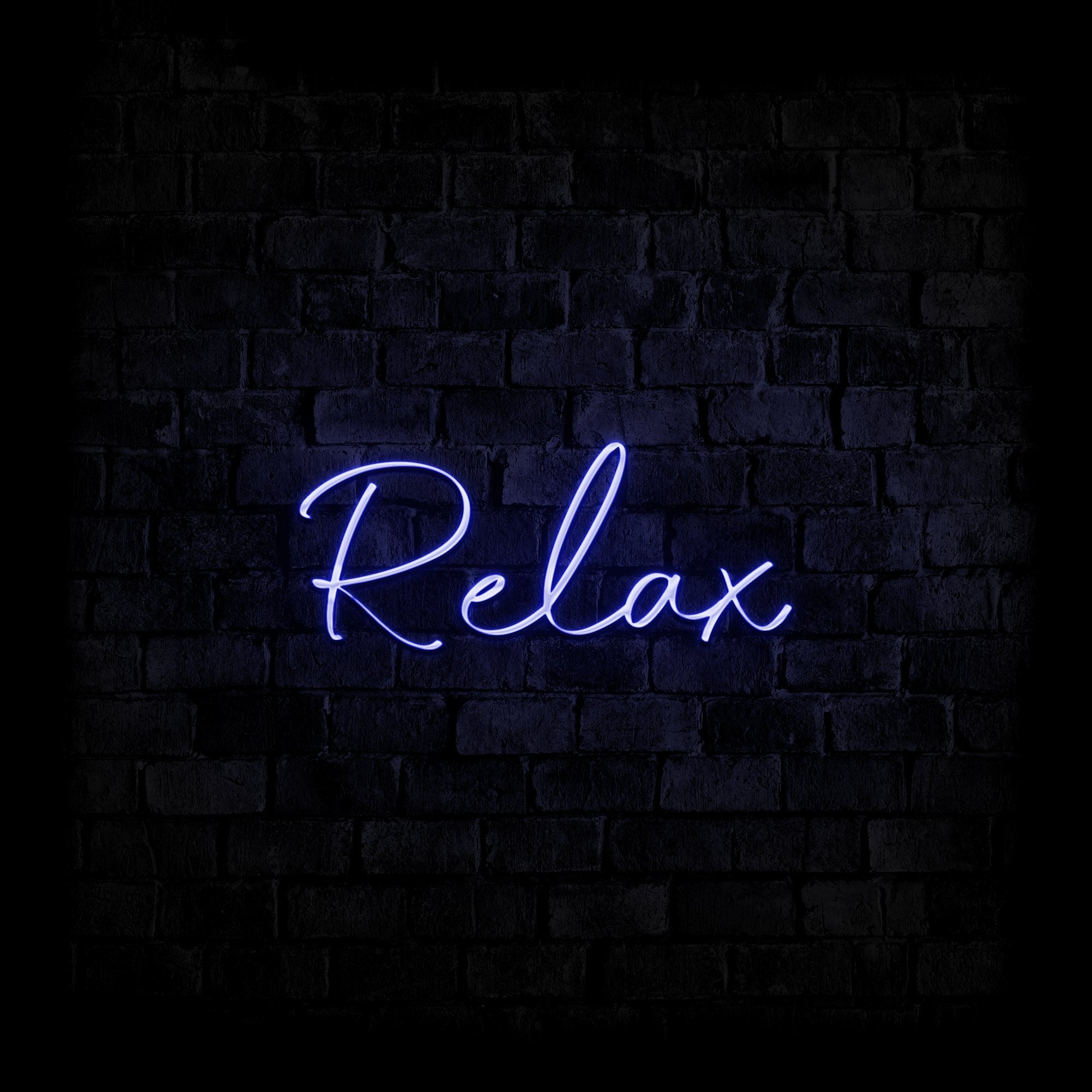 Relax - Neonschild - Official Neon - led neon schild schriftzug personalisiert