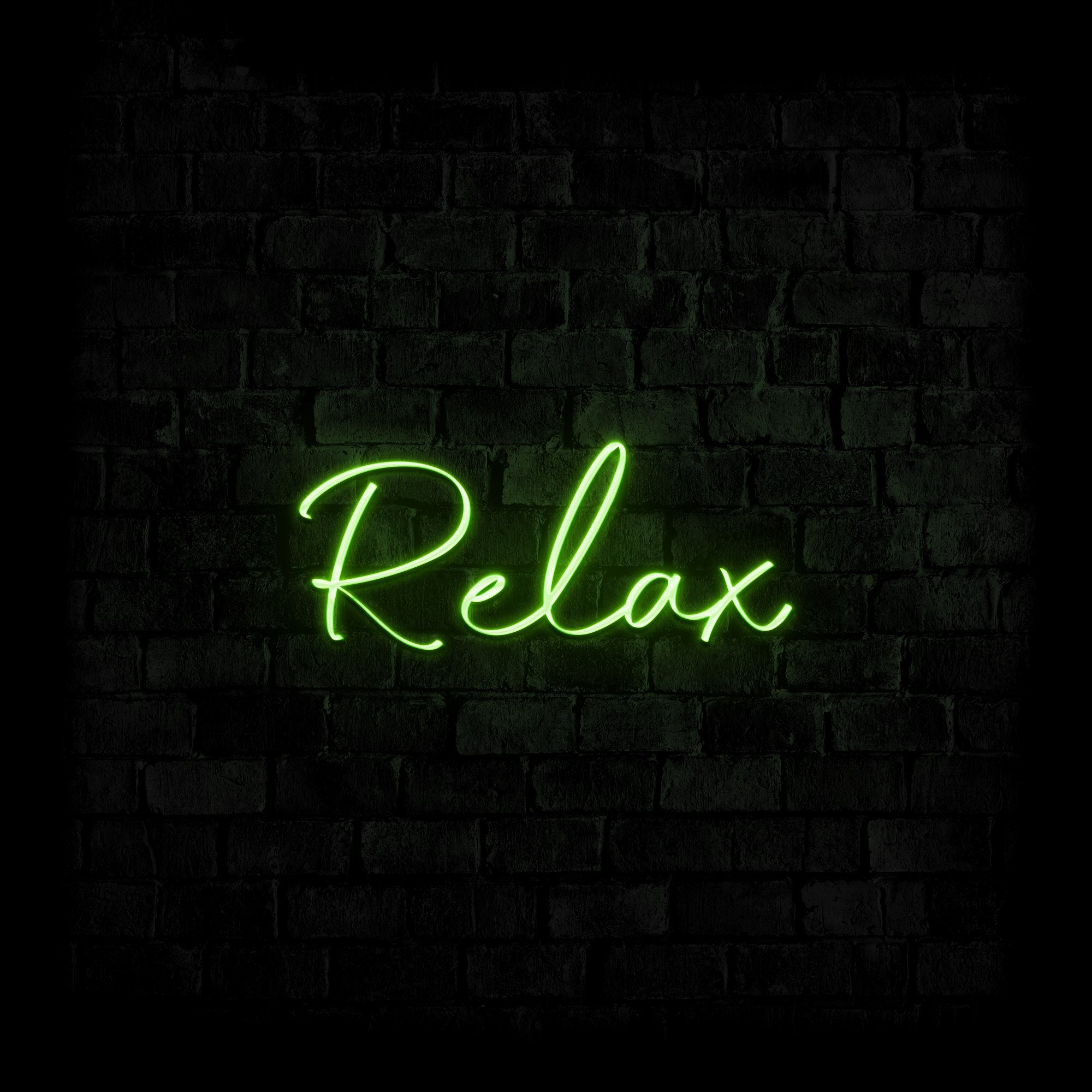 Relax - Neonschild - Official Neon - led neon schild schriftzug personalisiert